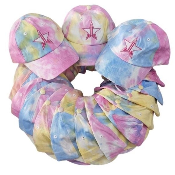 Jeffree Star Tie Dye Embroidered Adjustable Hat Limited Edition - Picture 2 of 5